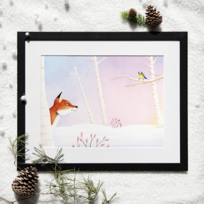 Renard et Mésange
