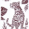 Ocelot laser Blanc et bordeau