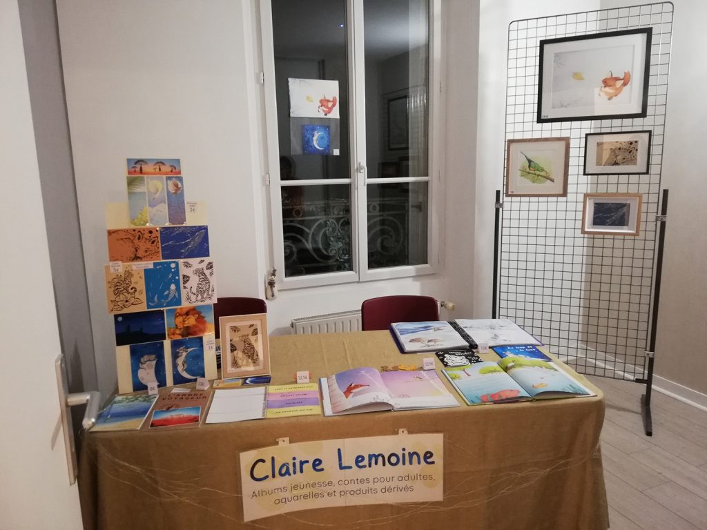 Stand Claire Lemoine Marché de Noël Le Perray En Yvelines
